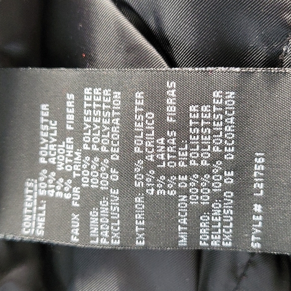 NWT London Fog Plaid Girl's Coat Size 12M - Picture 5 of 10